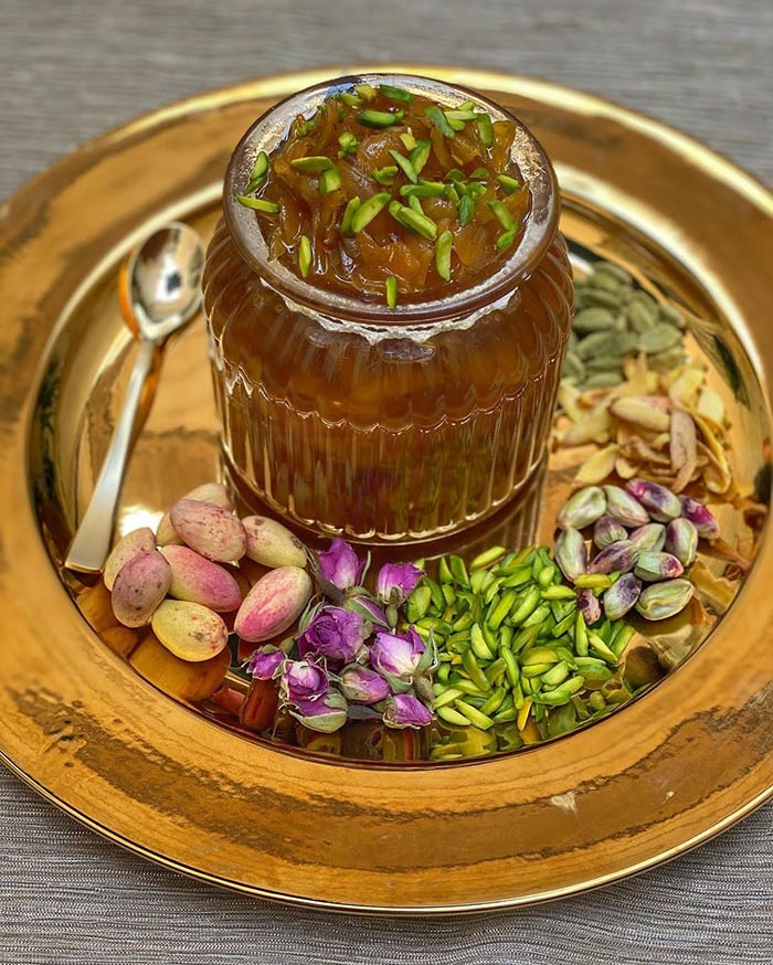 نگهداری مربای پوست پسته