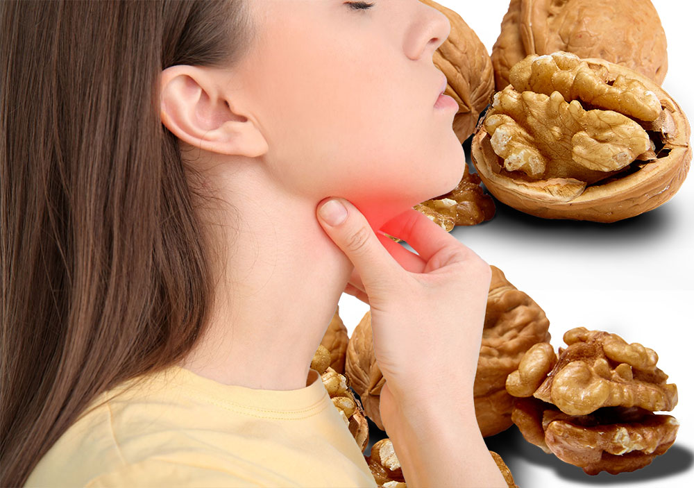 خواص گردو برای تیروئید