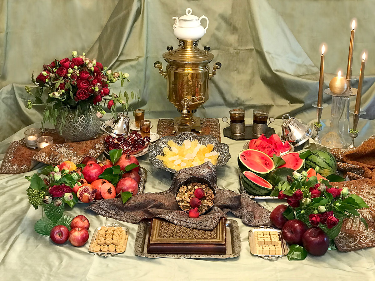 تزیین آجیل شب یلدای عروس